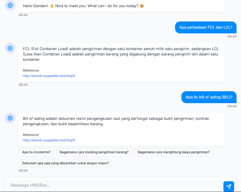 AI-Powered Customer Service Chatbot screenshot 3