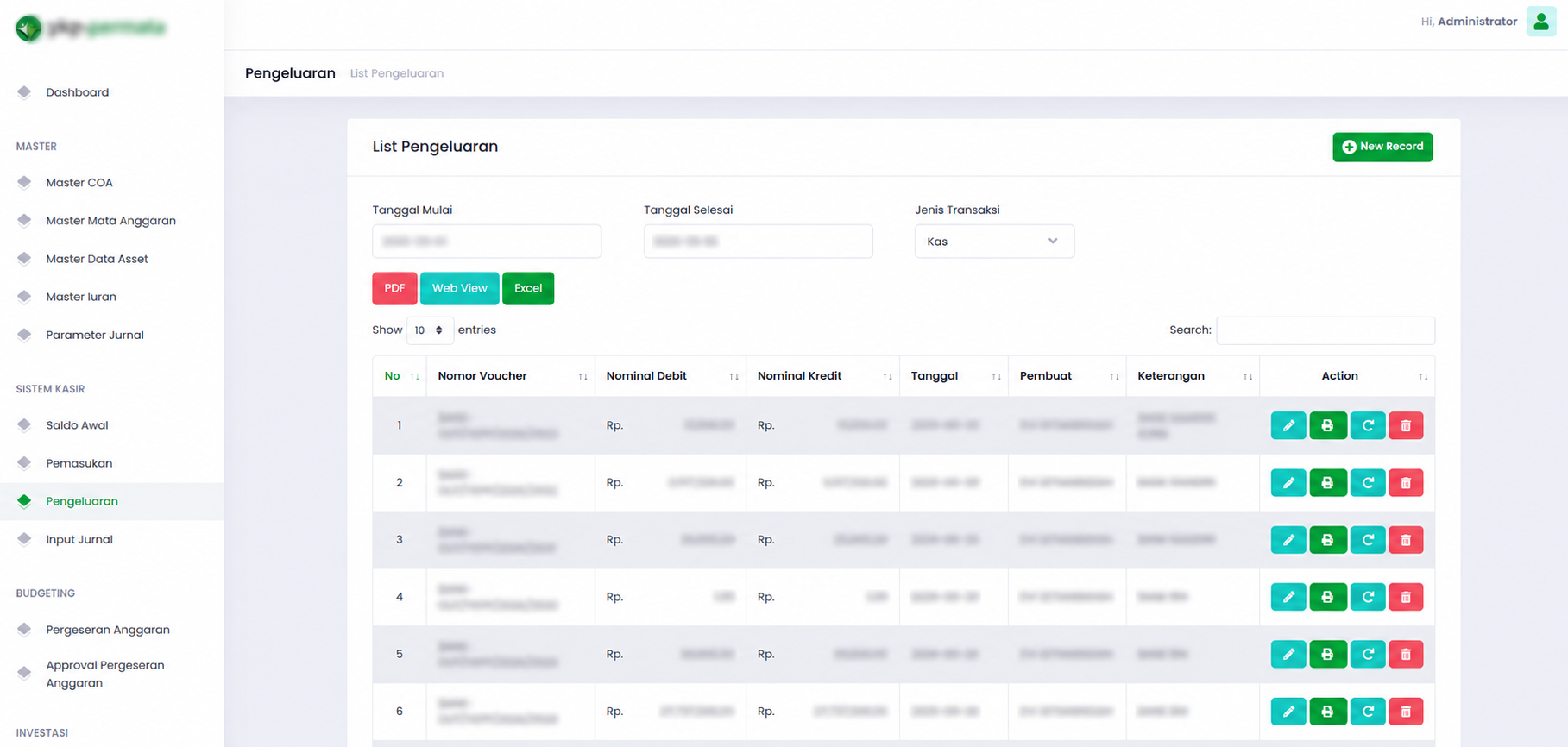 Company Finance Management System screenshot 1
