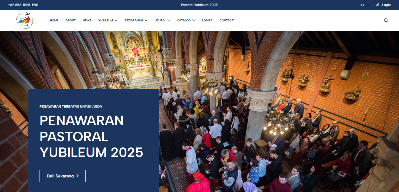 Company Profile Website for a Religious Community