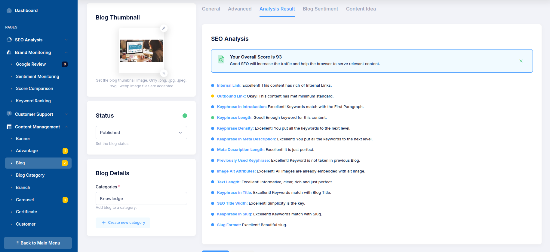 Content Management & Analytics Platform screenshot 6