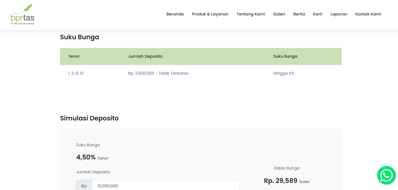 Finance Firm Company Profile Website screenshot 2