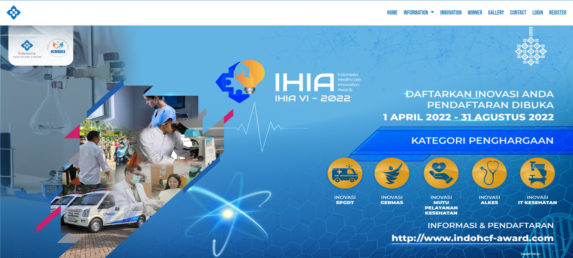 Health Care Forum Innovation Award Website