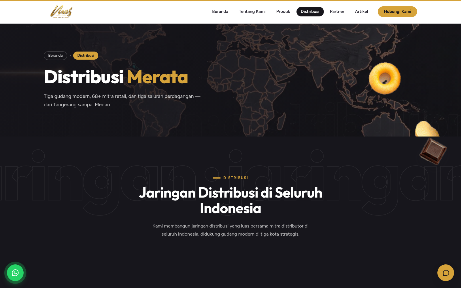 Mas Food — FMCG Distributor Company Profile on the Sitetisfy Platform screenshot 4