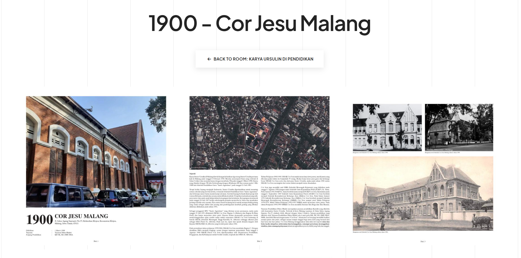Museum Internal Information Website screenshot 2