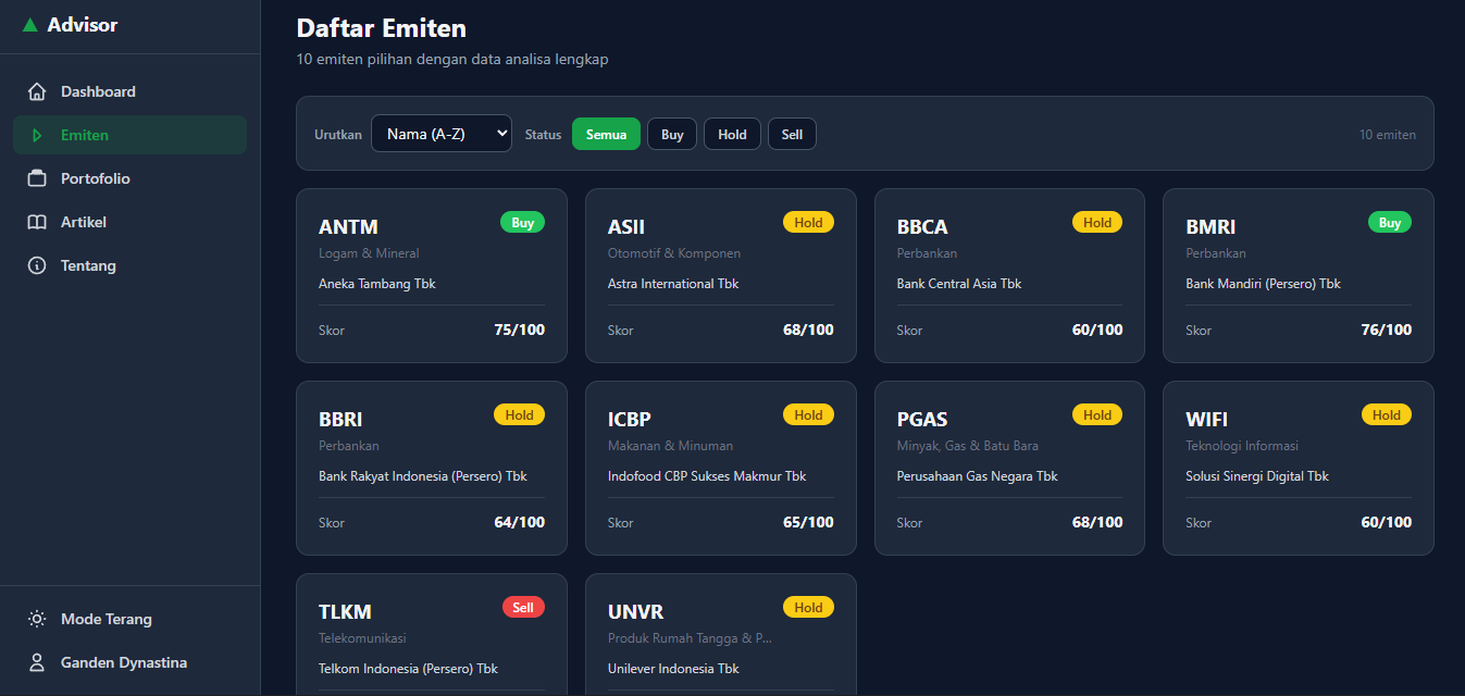Stock Monitoring & Alert System screenshot 1