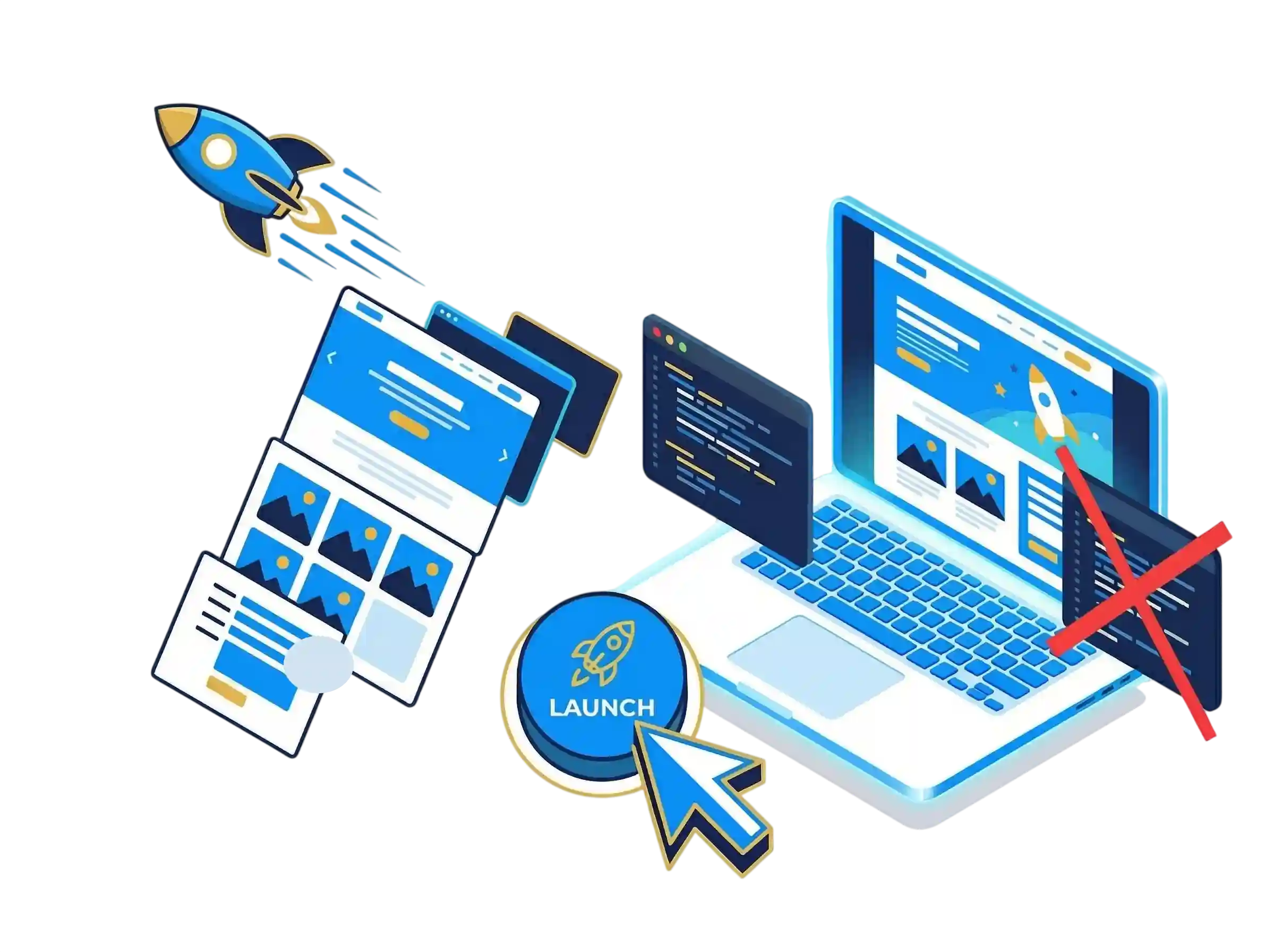 Powerful website ready with a click